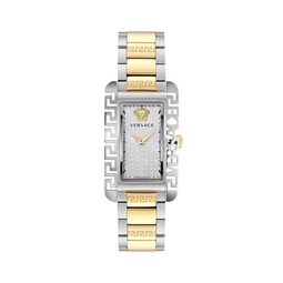 Versace Flair 27.8MM Two Tone IP Stainless Steel Bracelet Watch