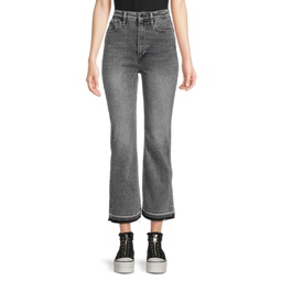 Casey High Rise Ankle Flare Leg Jeans