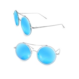 XO 50MM Round Sunglasses