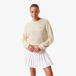 Womens Lacoste x Bandier Cashmere Sweater