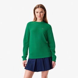 Womens Lacoste x Bandier Cashmere Sweater