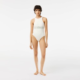 Women's Net Print Swimsuit