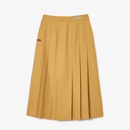 Lacoste x le FLEUR Pleated Midi Skirt