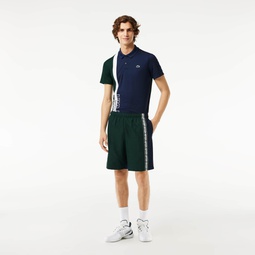 Mens Regular Fit Recycled Fiber Tennis Shorts