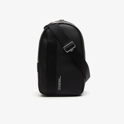 Men's Compact Split Calfskin Leather Bag