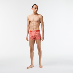 Mens Stretch Cotton Printed Trunks 3-Pack