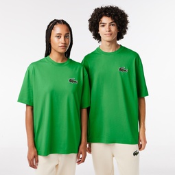Unisex Loose Fit Large Croc Organic Heavy Cotton T-Shirt