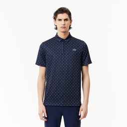 Men's Golf Print Recycled Polyester Polo