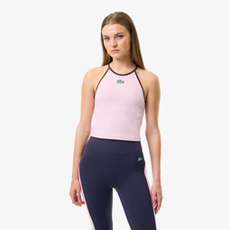 Womens Lacoste x Bandier All Motion Colorblock Tank