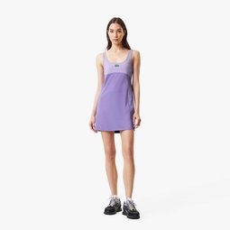Womens Lacoste x Bandier All Motion Colorblock Dress