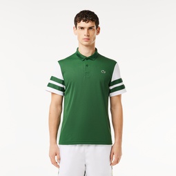 Mens Ultra-Dry Colorblock Tennis Polo