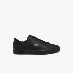 Mens Powercourt Burnished Leather Sneakers