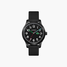 Kids L.12.12 3 Hands Watch With Black Silicone Strap