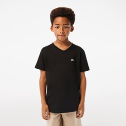 Kids V-Neck Cotton T-Shirt