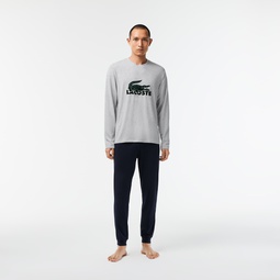 Men's Velvet Logo Long Pajama Set