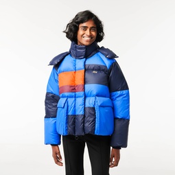 Womens Oversized Removable Hood Puffer Jacket