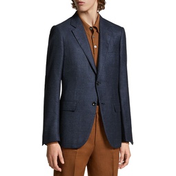 Prince of Wales Cashmere & Silk Jacket