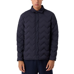 Chevron Quilted Down Jacket