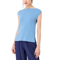 Boat Neck Ribbed Top