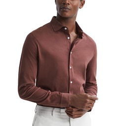 King Mercerized Cotton Regular Fit Button Down Shirt