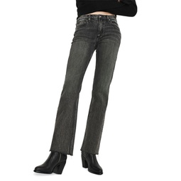 Peyton Mid Rise Bootcut Jeans in Serephina