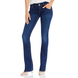 Beth Mid Rise Bootcut Jeans In Obscurity