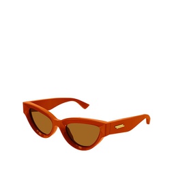 Edgy Cat Eye Injection Sunglasses, 53mm