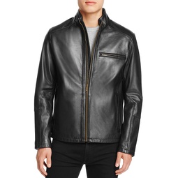 Streamlined Moto Leather Jacket