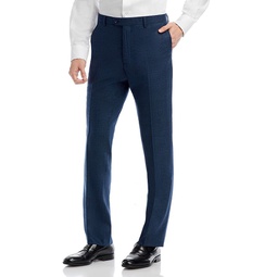 Street Cross Weave Slim Fit Suit Pants