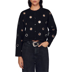 Coccinelle Eyelet Sweater