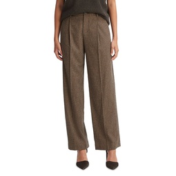 Houndstooth Low Rise Pants