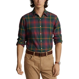 Plaid Sueded Flannel Shirt