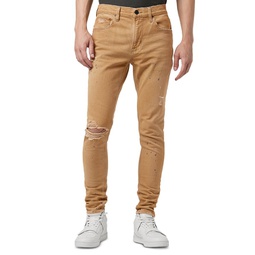 Zack Distressed Skinny Jeans in Stained Rust