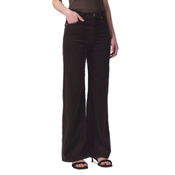 Paloma Baggy High Rise Wide Leg Corduroy Jeans in Wood