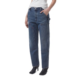 Rami High Rise Straight Carpenter Jeans in Repetition