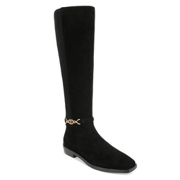 Womens Clive Square Toe Wide Calf Tall Boots