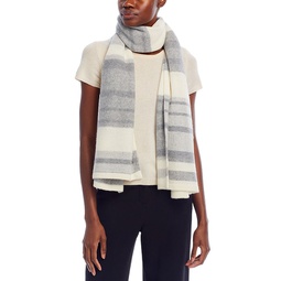 Luxe Striped Knit Wrap - 100% Exclusive