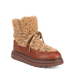 Womens Orelia Pull On Lace Up Cold Weather Boots