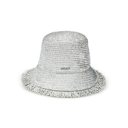 Kumi Metallic Fringe Hat
