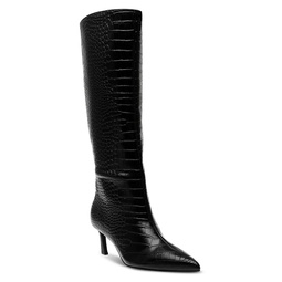 Womens Lavan Pointed Toe High Heel Boots