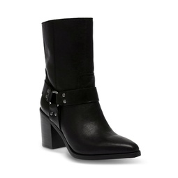 Womens Alessio Pointed Toe Harness Strap Boots