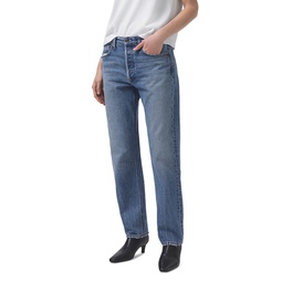 Parker High Rise Straight Jeans in Invention