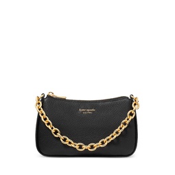 Jolie Pebbled Leather Small Convertible Crossbody Bag
