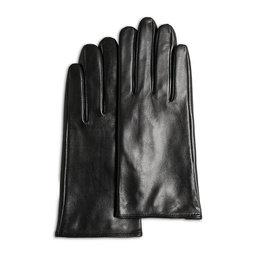 T Stud Leather Gloves