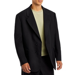 Stretch Twill Oversized Fit Suit Jacket