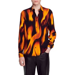 Long Sleeve Flame Shirt
