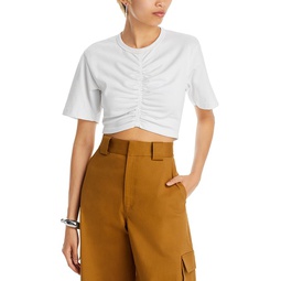 Johanna Ruched Cropped Tee