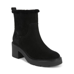 Womens Redding Cozy High Heel Ankle Boots