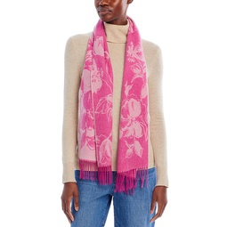 Woven Floral Scarf - 100% Exclusive