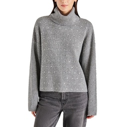 Astro Crystal Turtleneck Sweater